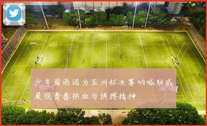 少年周雨诺为亚洲杯决赛呐喊助威展现青春热血与拼搏精神